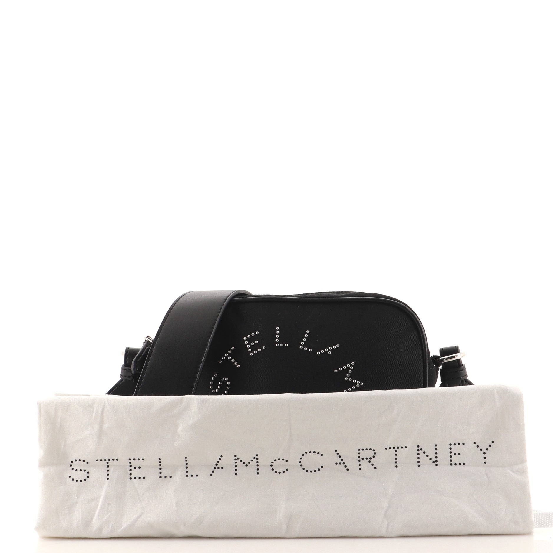 Logo Camera Bag Studded Nylon Mini