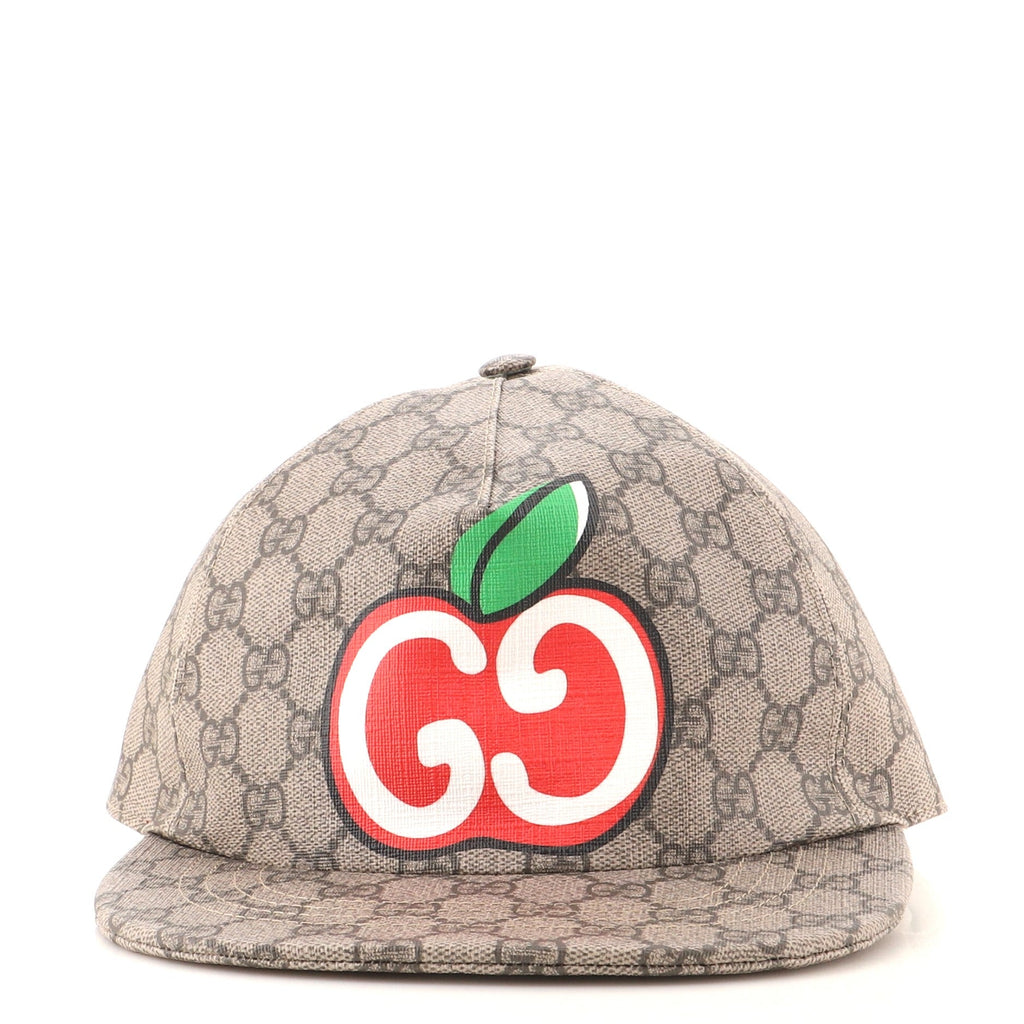 Baseball Cap Printed GG Coated Canvas Small