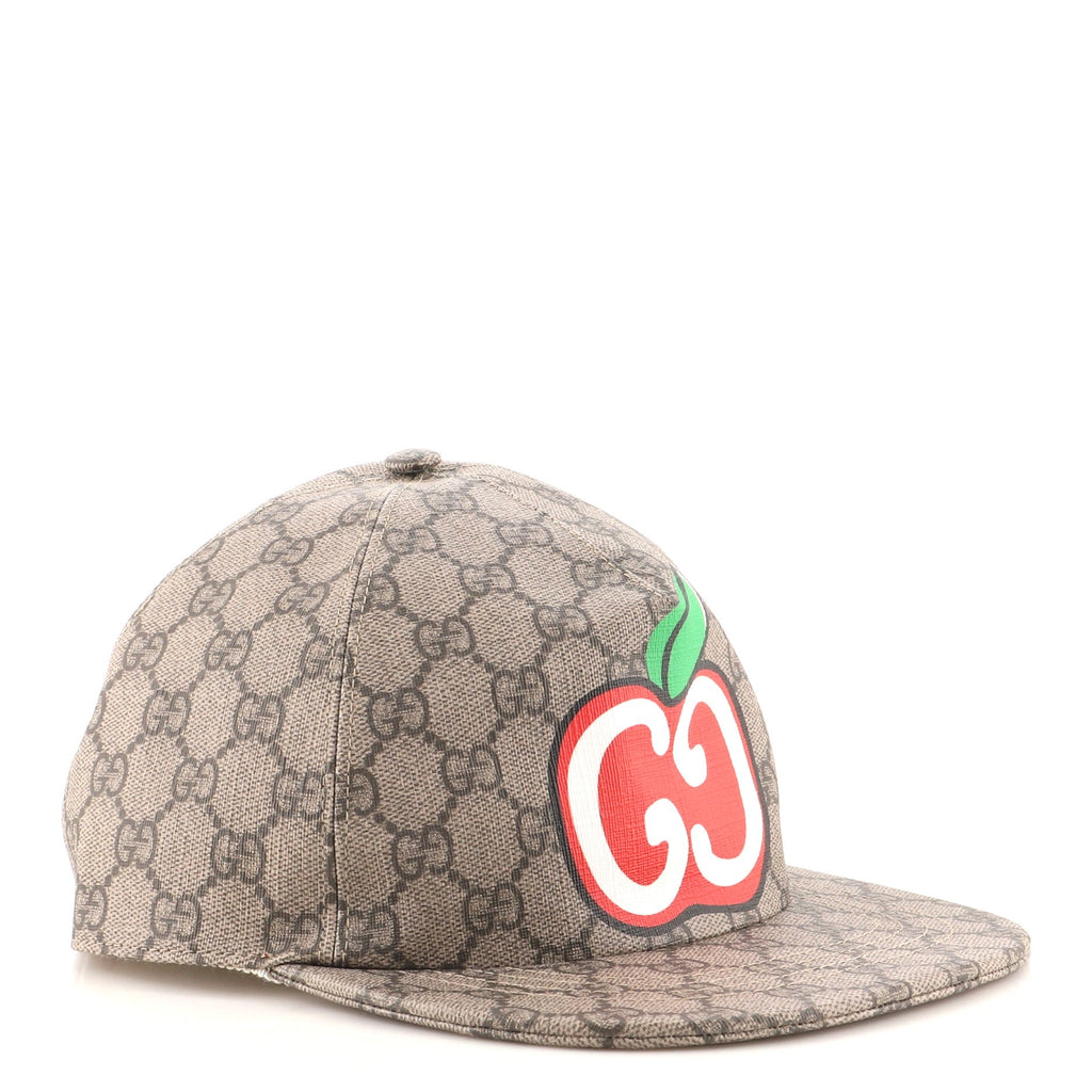 Baseball Cap Printed GG Coated Canvas Small