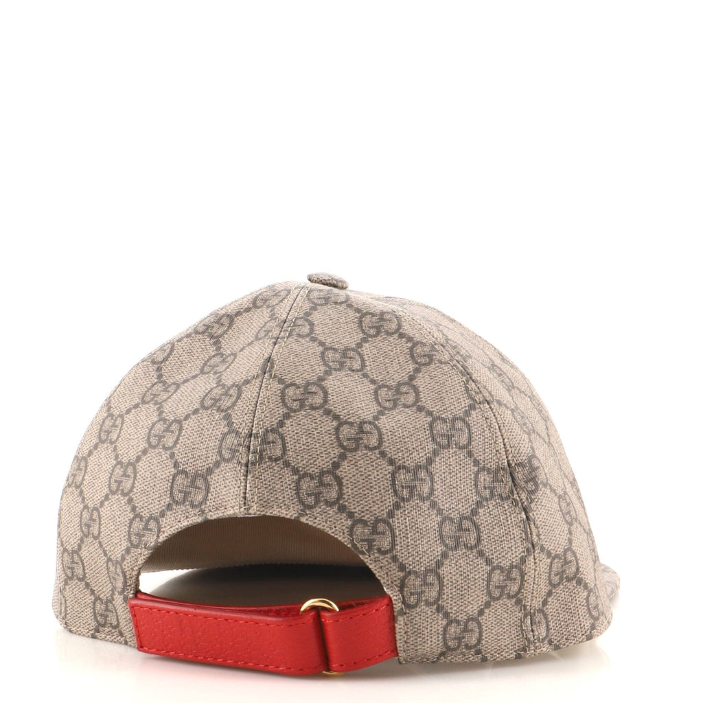Baseball Cap Printed GG Coated Canvas Small