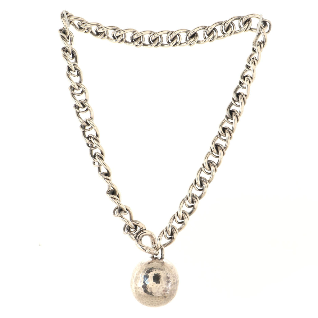 Sphere Chain Necklace Metal