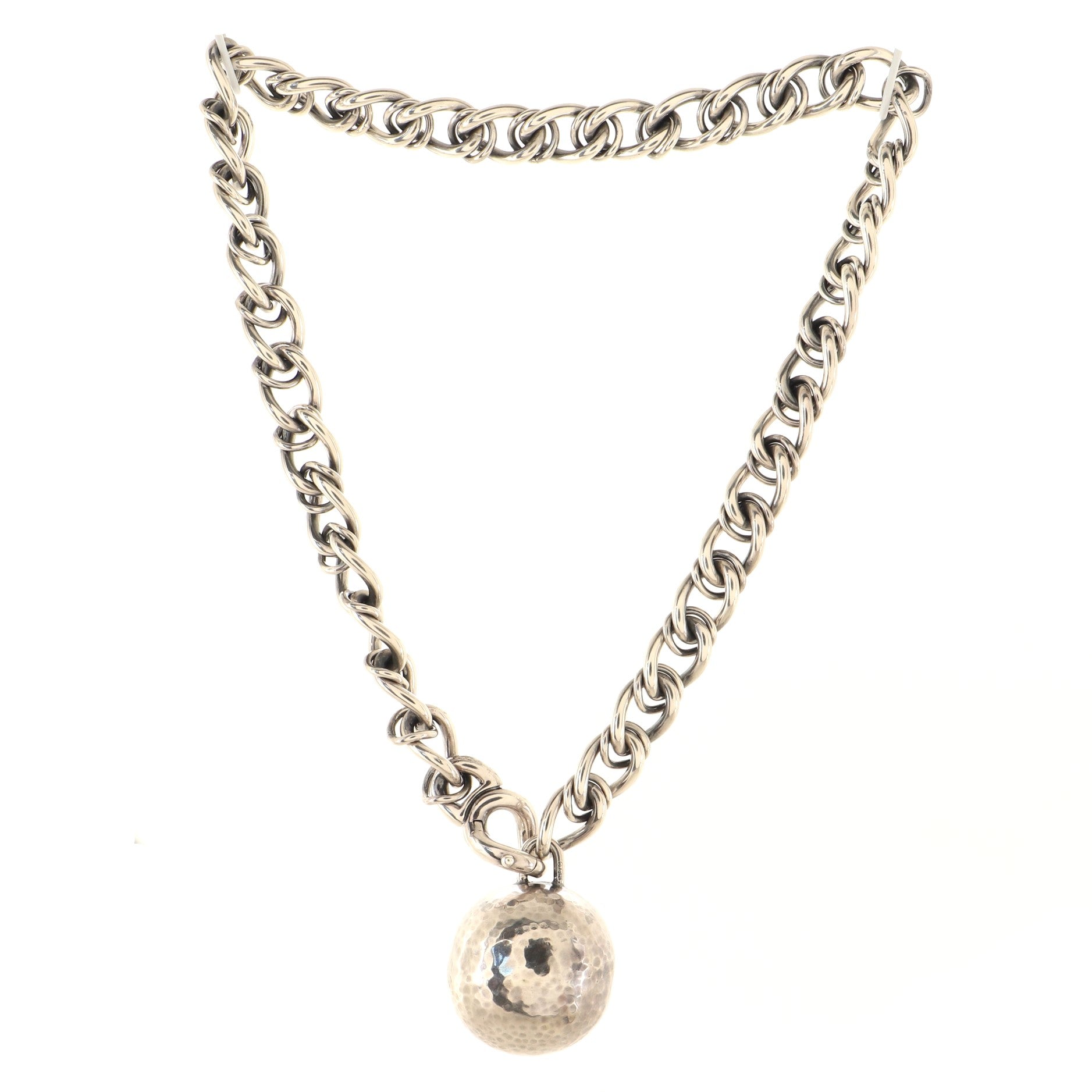 Sphere Chain Necklace Metal