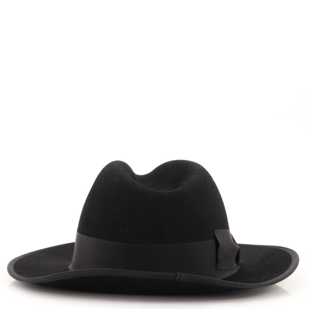 Bow Brim Hat Felt with Grosgrain Medium