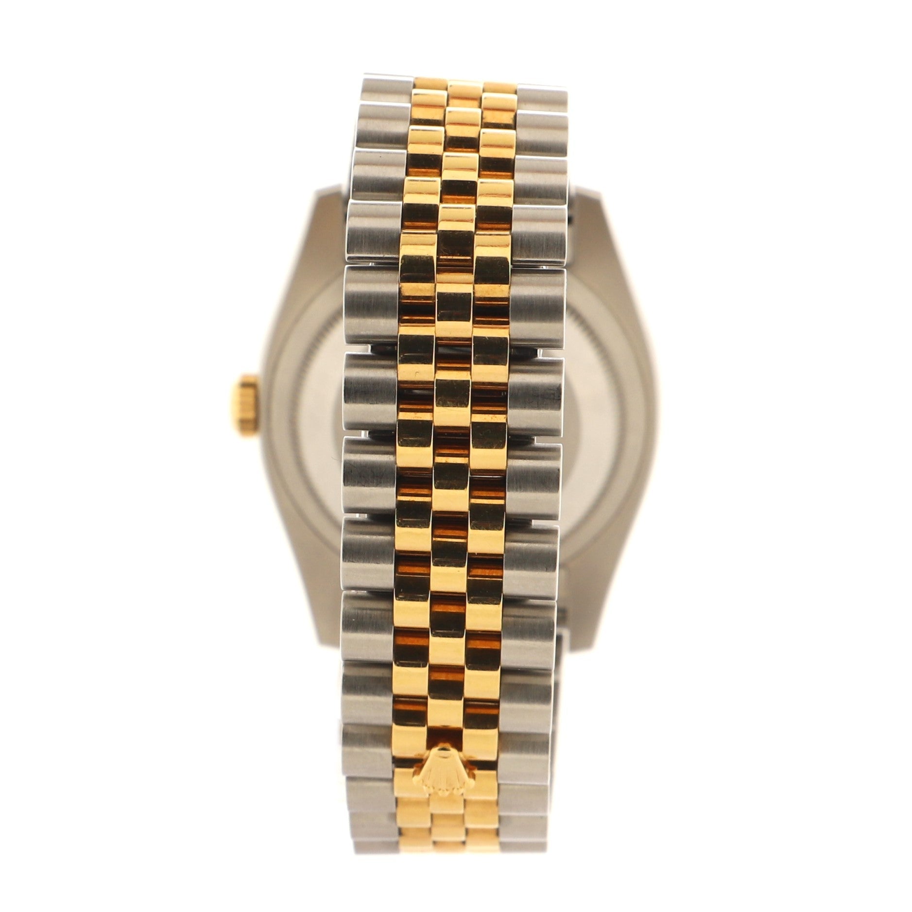 Oyster Perpetual Datejust Automatic Watch Stainless Steel and Yellow Gold with Diamond Markers 36