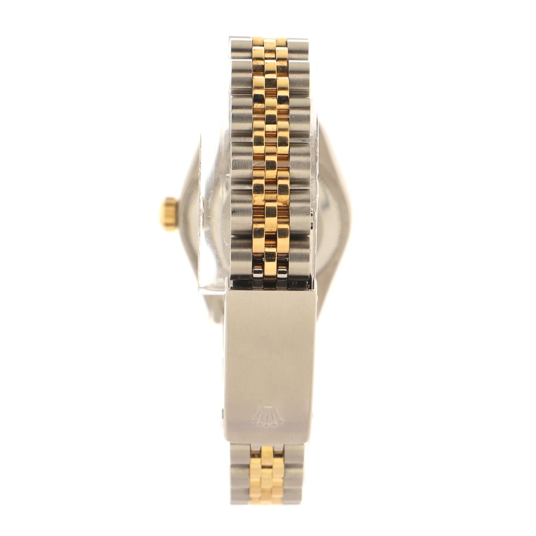 Oyster Perpetual Datejust Automatic Watch Stainless Steel and Yellow Gold with Diamond Markers 26