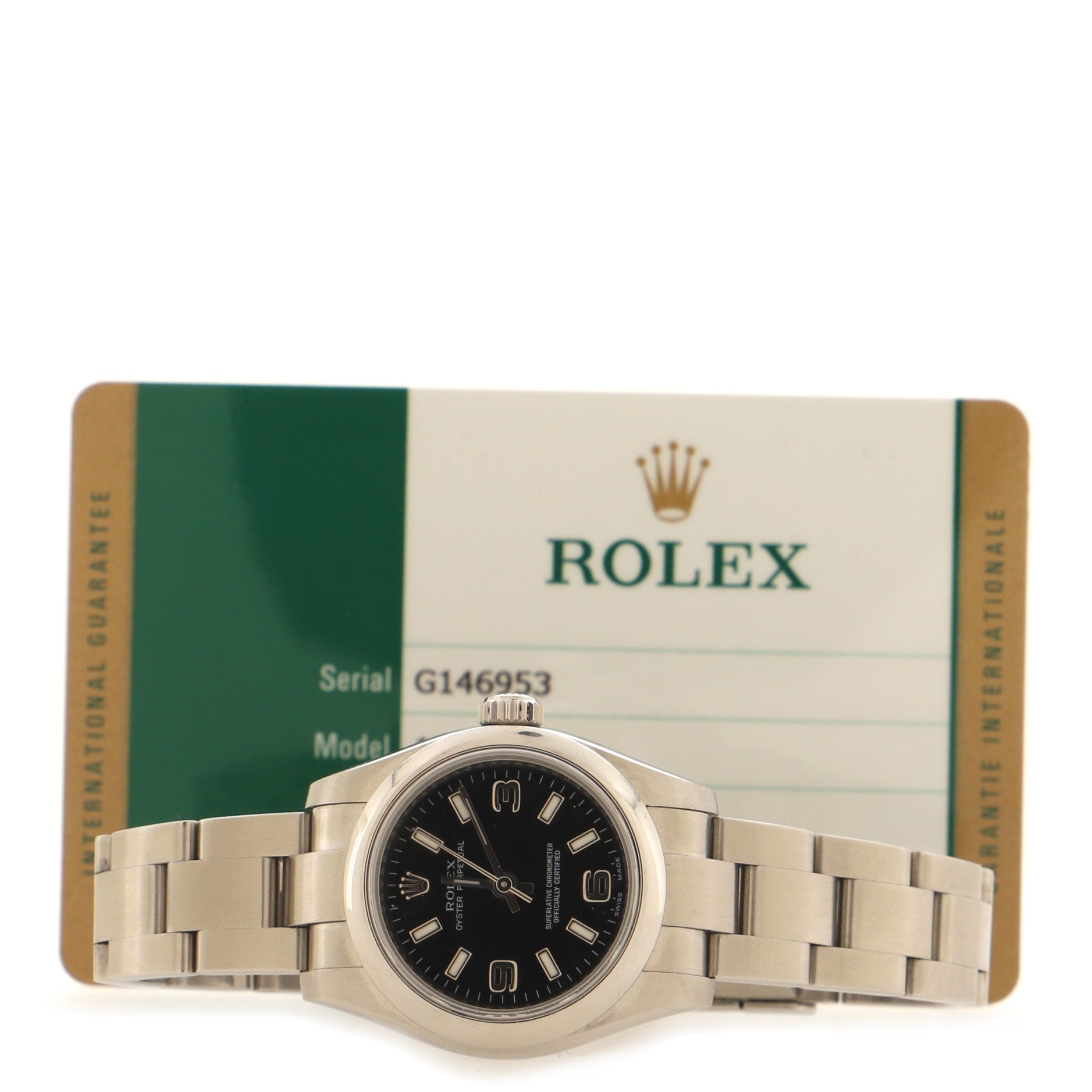 Oyster Perpetual Automatic Watch Stainless Steel 26
