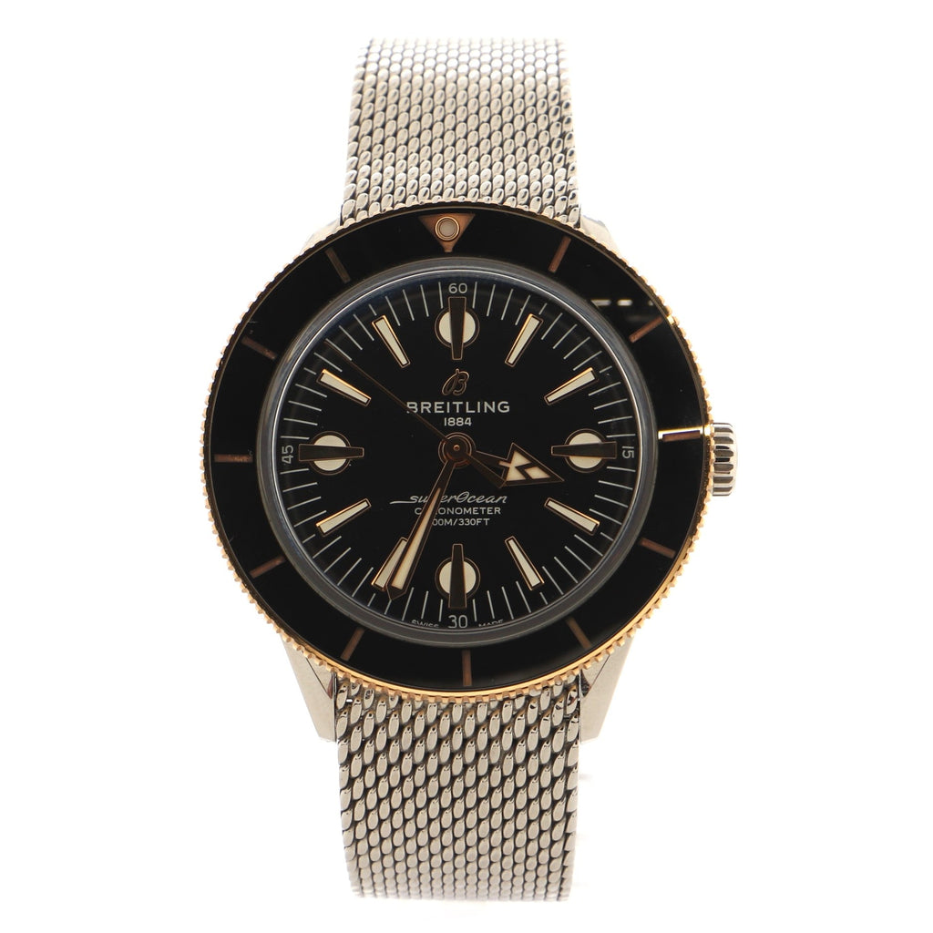 Superocean Heritage 57 Automatic Watch Stainless Steel with Rose Gold 42