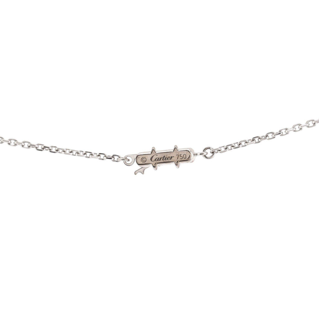 C Heart de Cartier Pendant Necklace 18K White Gold