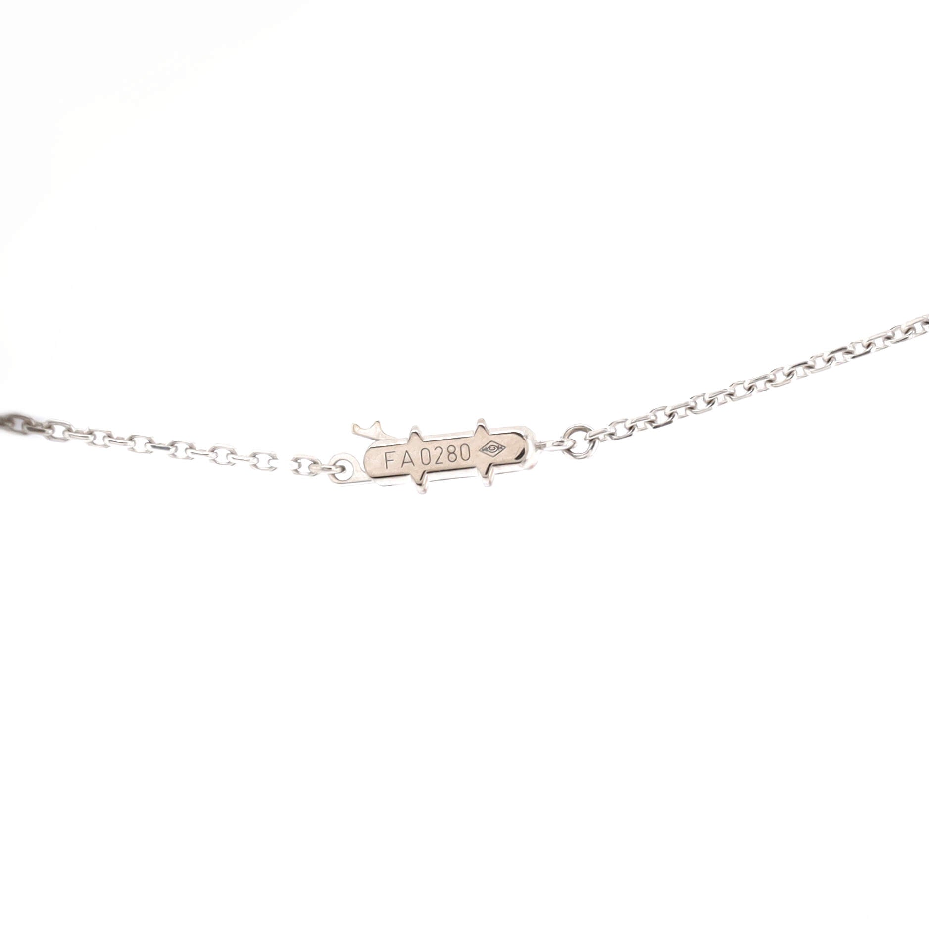 C Heart de Cartier Pendant Necklace 18K White Gold