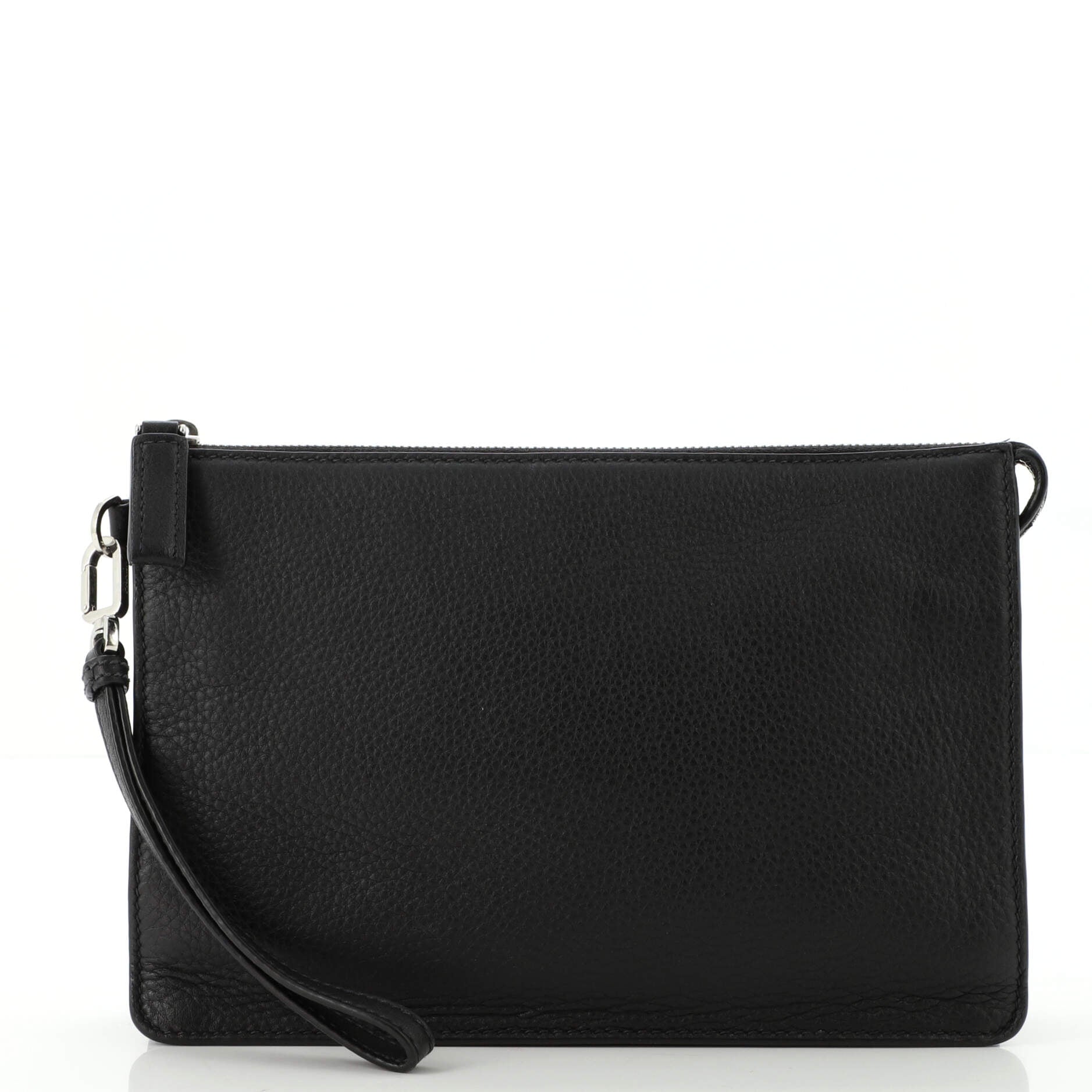 Wristlet Zip Clutch Vitello Daino Medium