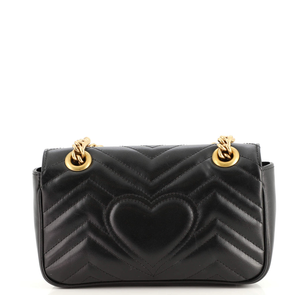 GG Marmont Flap Bag Matelasse Leather Mini