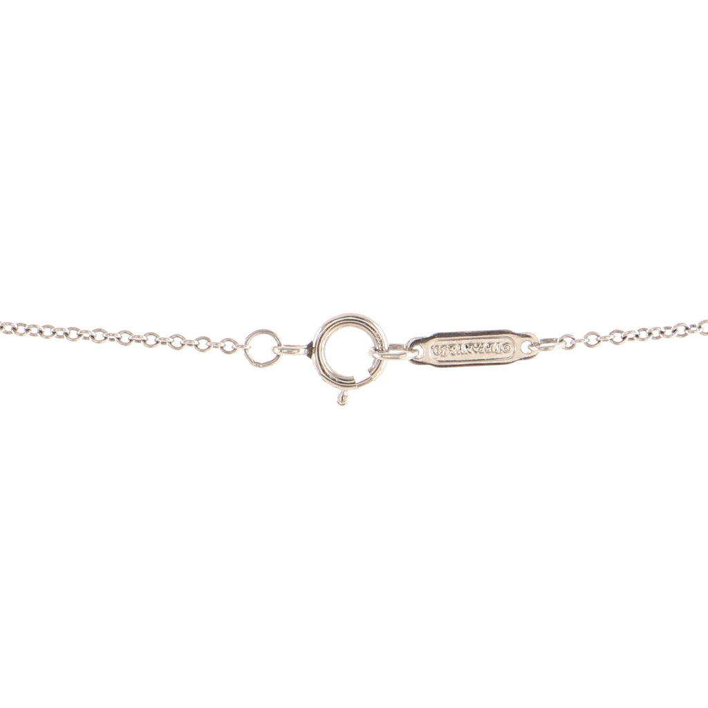 Heart Lock Pendant Necklace Platinum and Diamonds