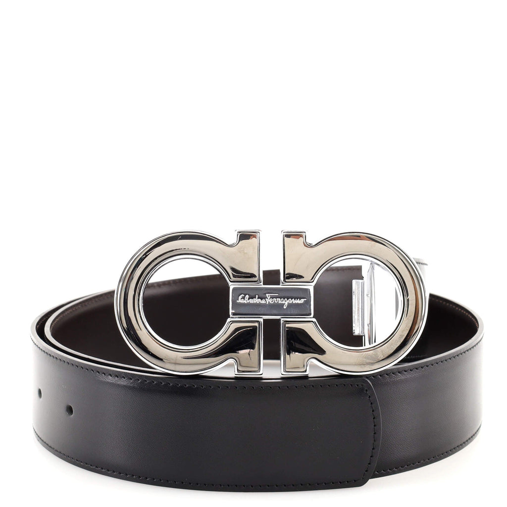Gancini Reversible Belt Leather Wide 85