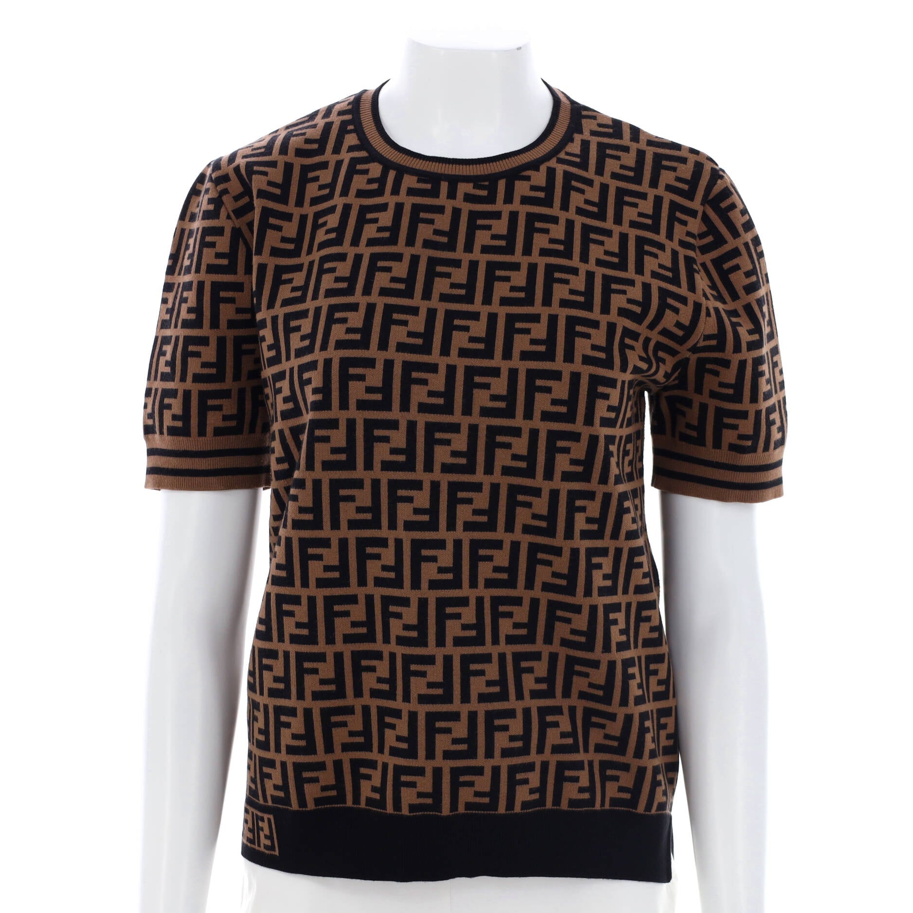 Women's Short Sleeve Crewneck Sweater Zucca Viscose Blend