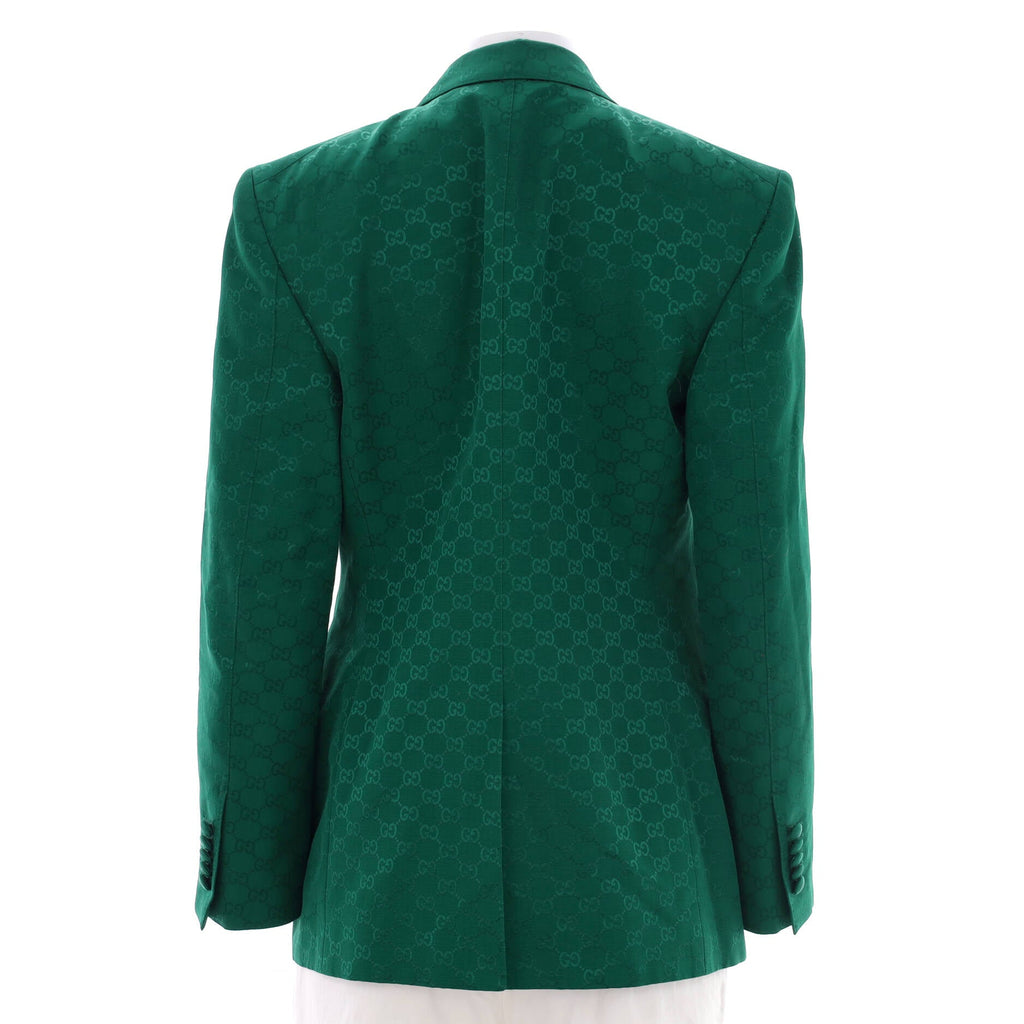 Women's Aria Double Breasted Blazer GG Jacquard Cotton Blend
