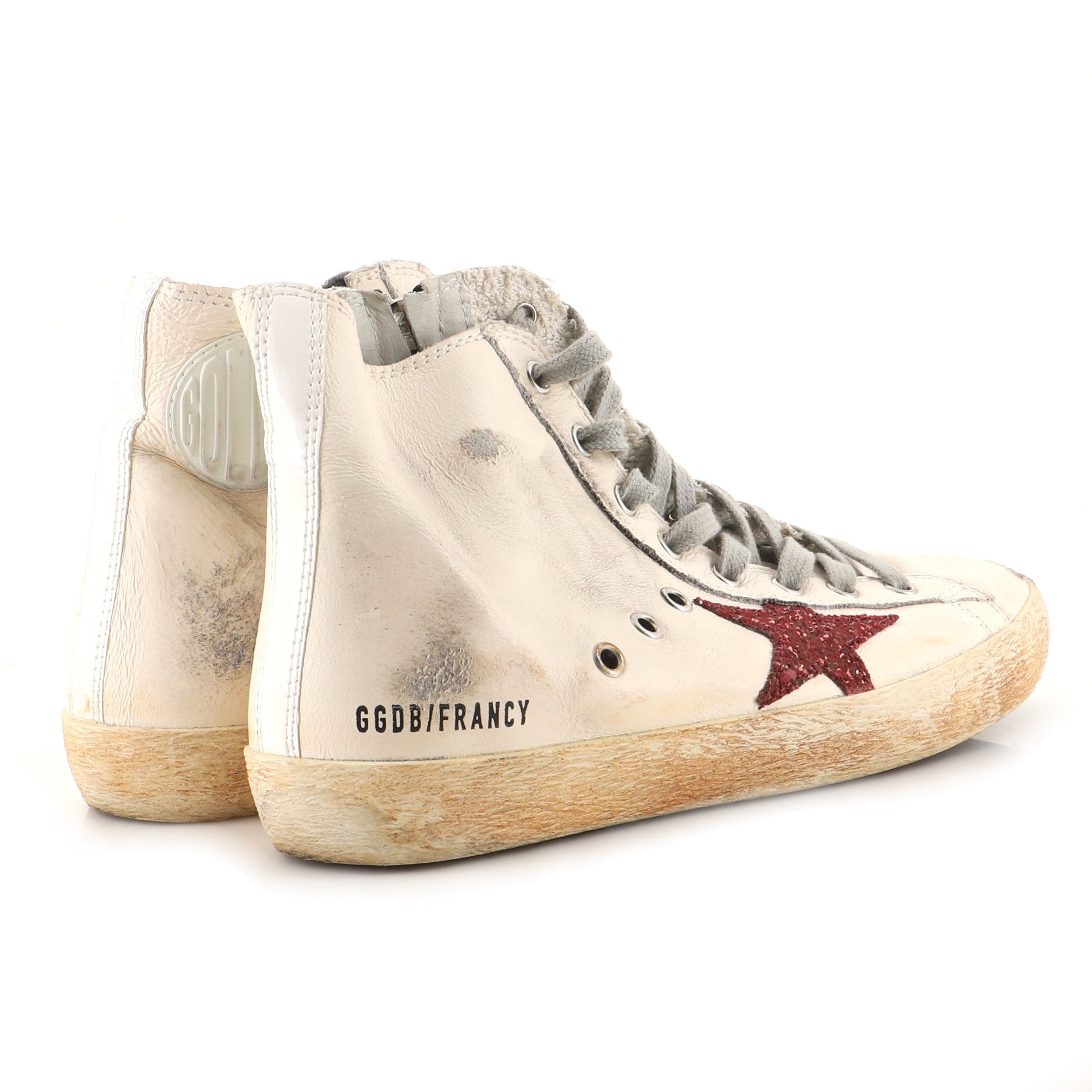 Women's High-Top Mid Star Sneakers Leather
