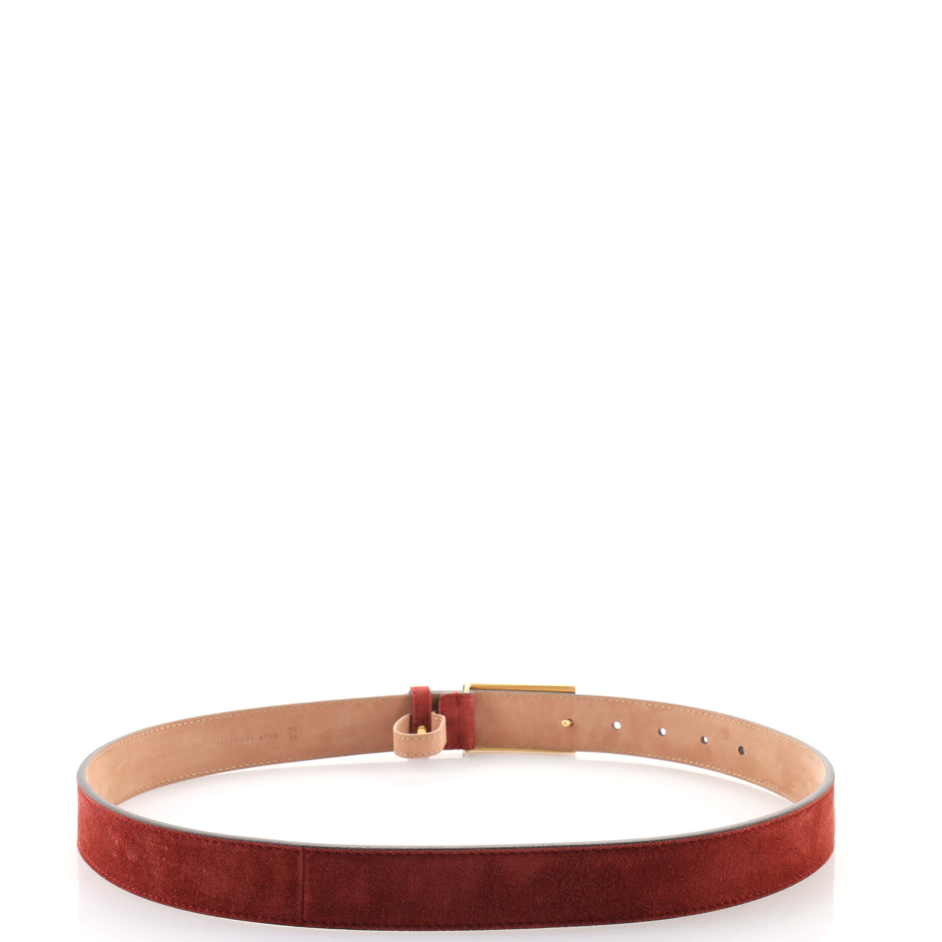 Baguette Belt Suede Medium 85
