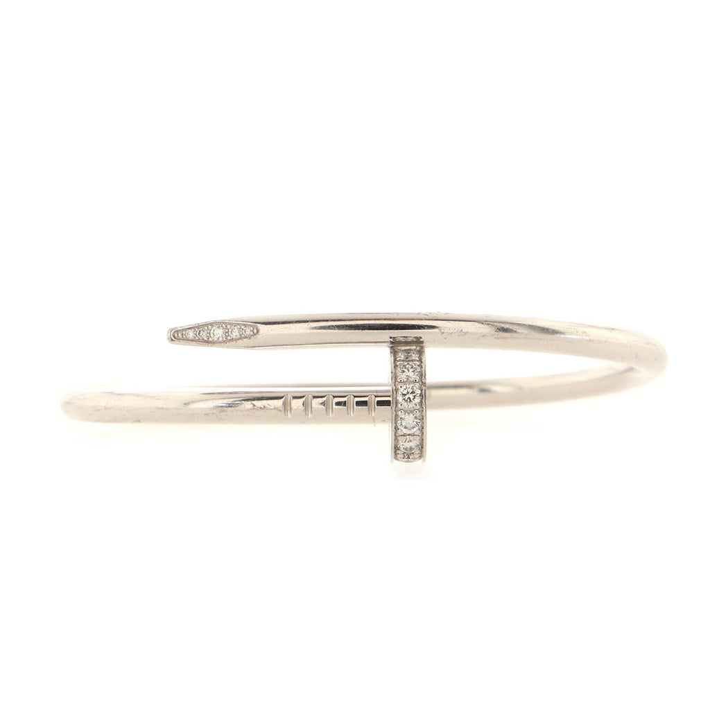 Juste un Clou Bracelet 18K White Gold with Diamonds Classic