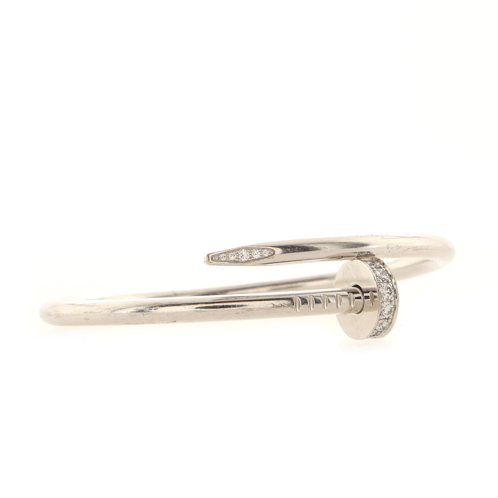 Juste un Clou Bracelet 18K White Gold with Diamonds Classic