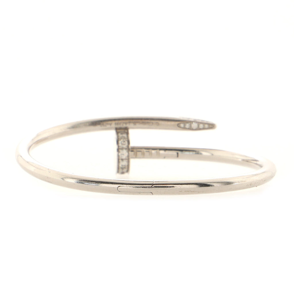 Juste un Clou Bracelet 18K White Gold with Diamonds Classic