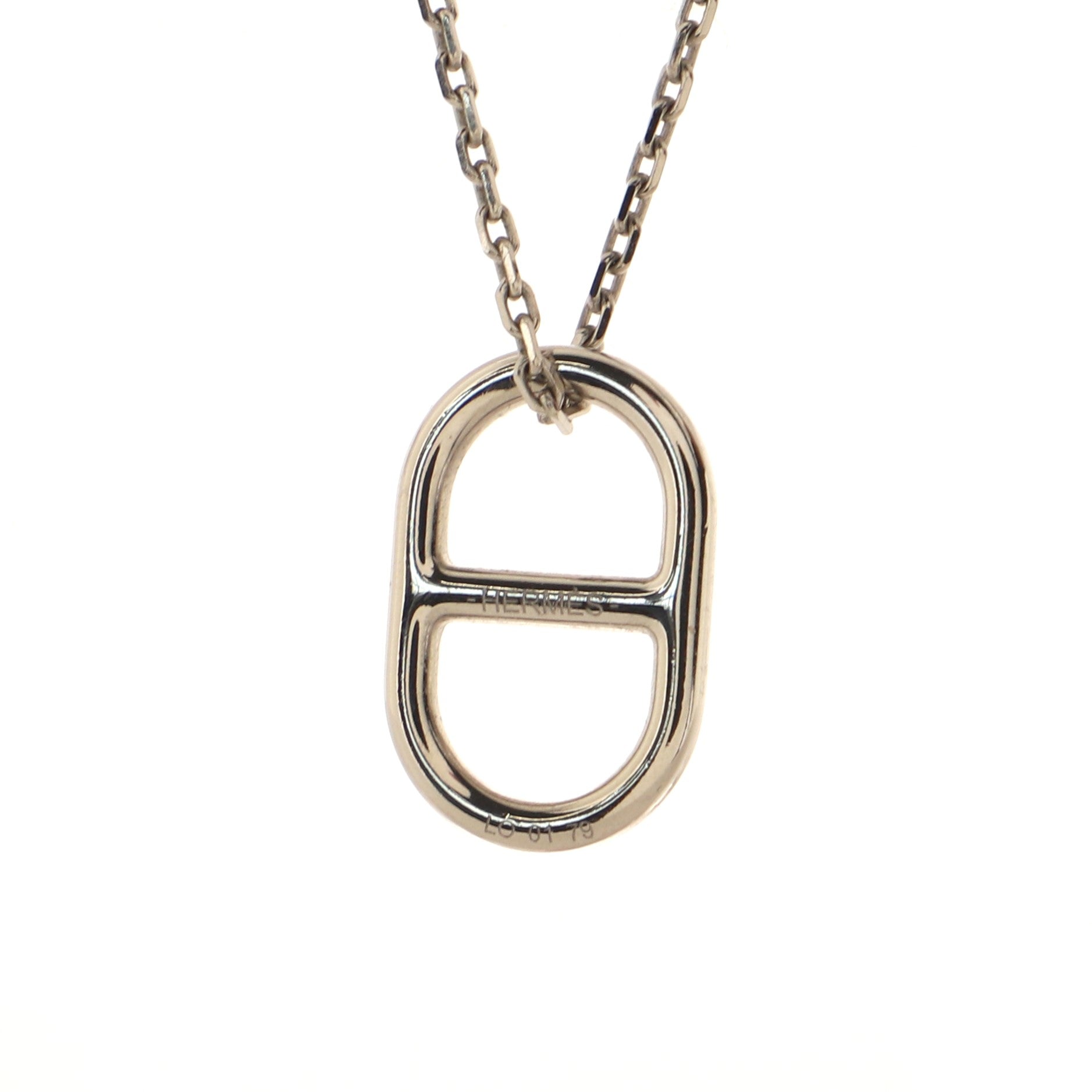O'Maillon Pendent Necklace Metal and Leather