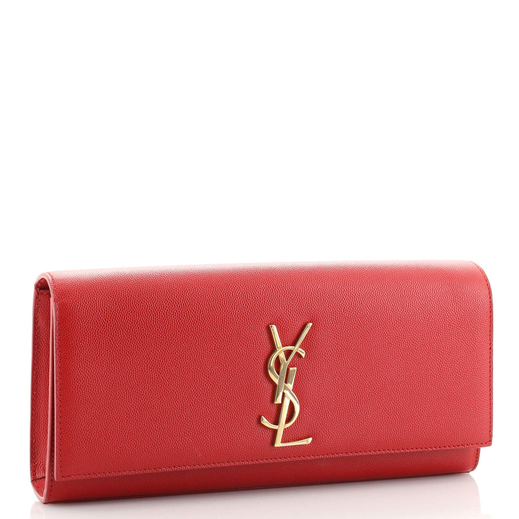 Classic Monogram Clutch Leather Long