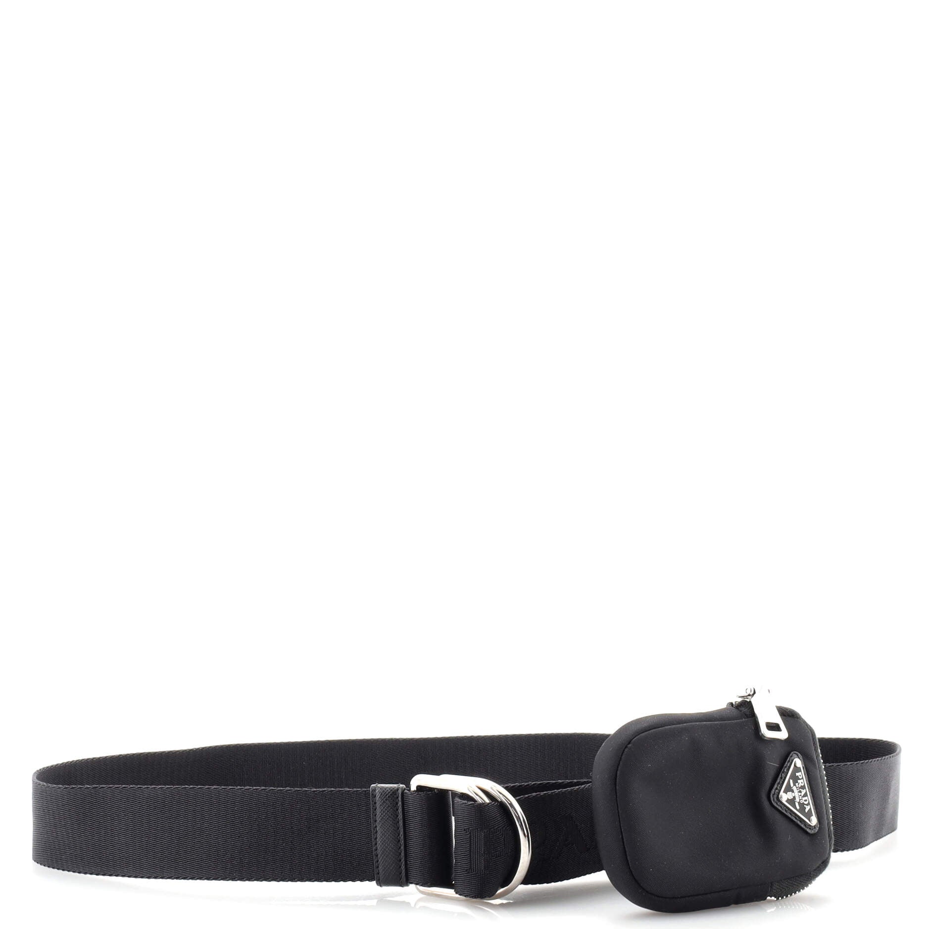 Logo Single Pouch Belt Nylon 90