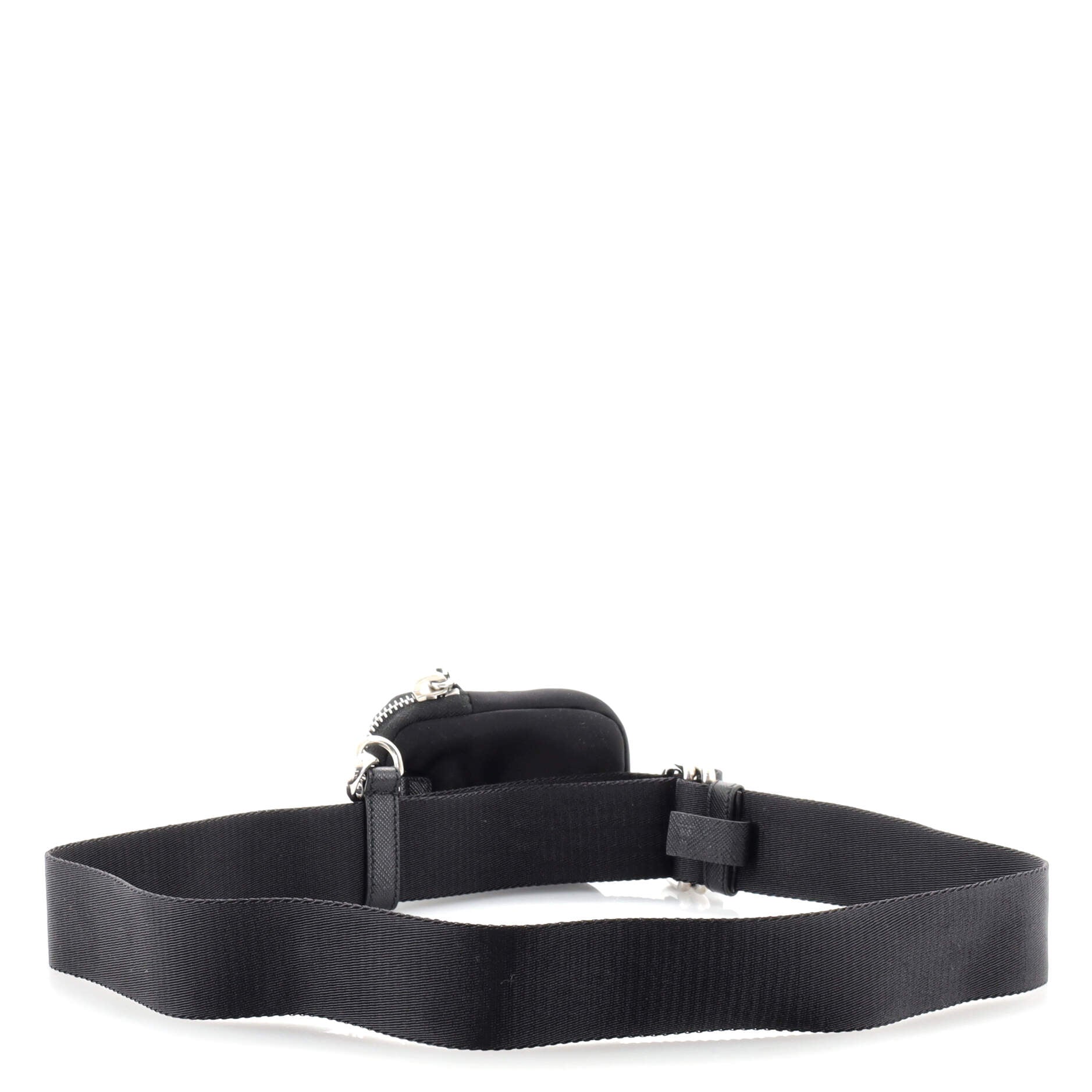 Logo Single Pouch Belt Nylon 90