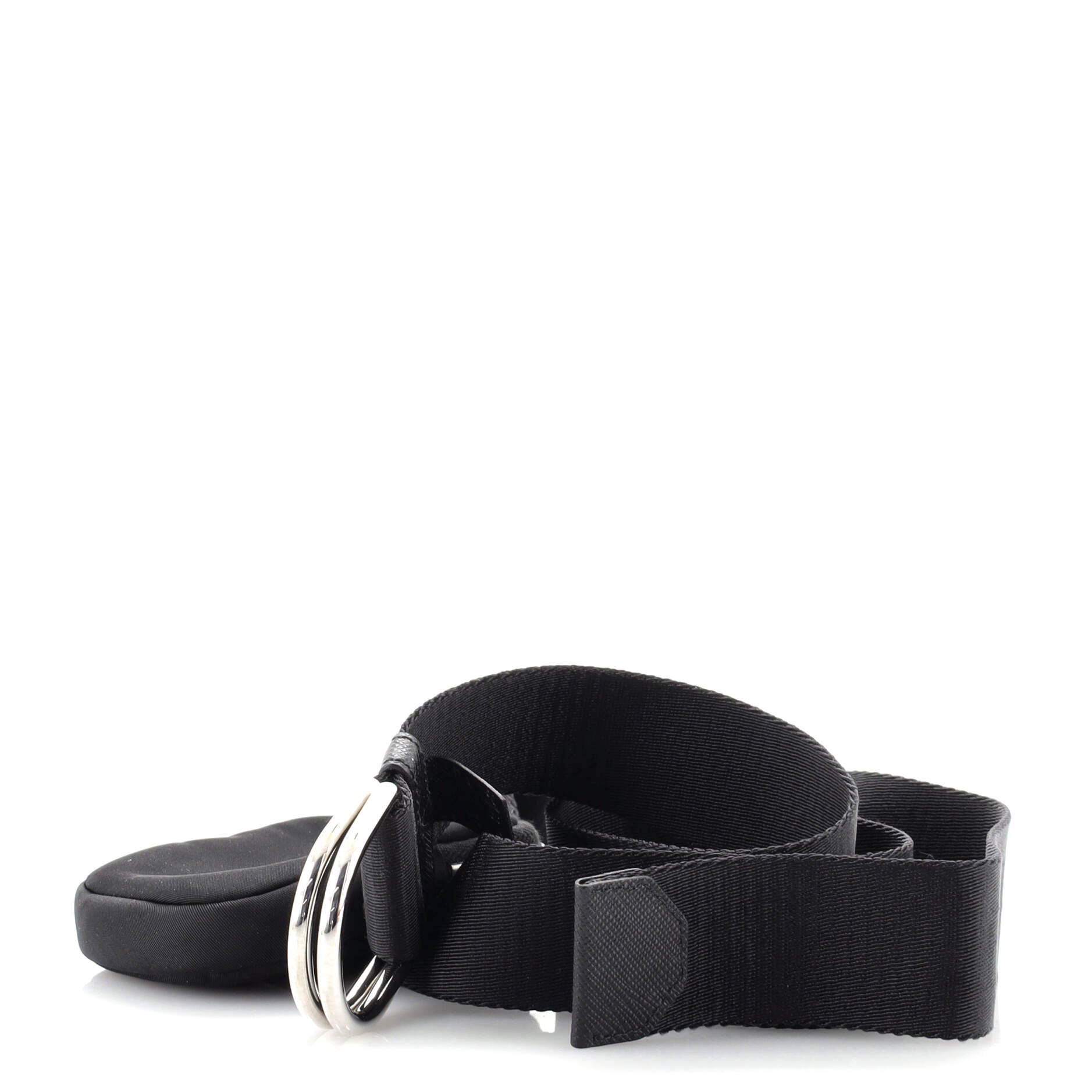 Logo Single Pouch Belt Nylon 90