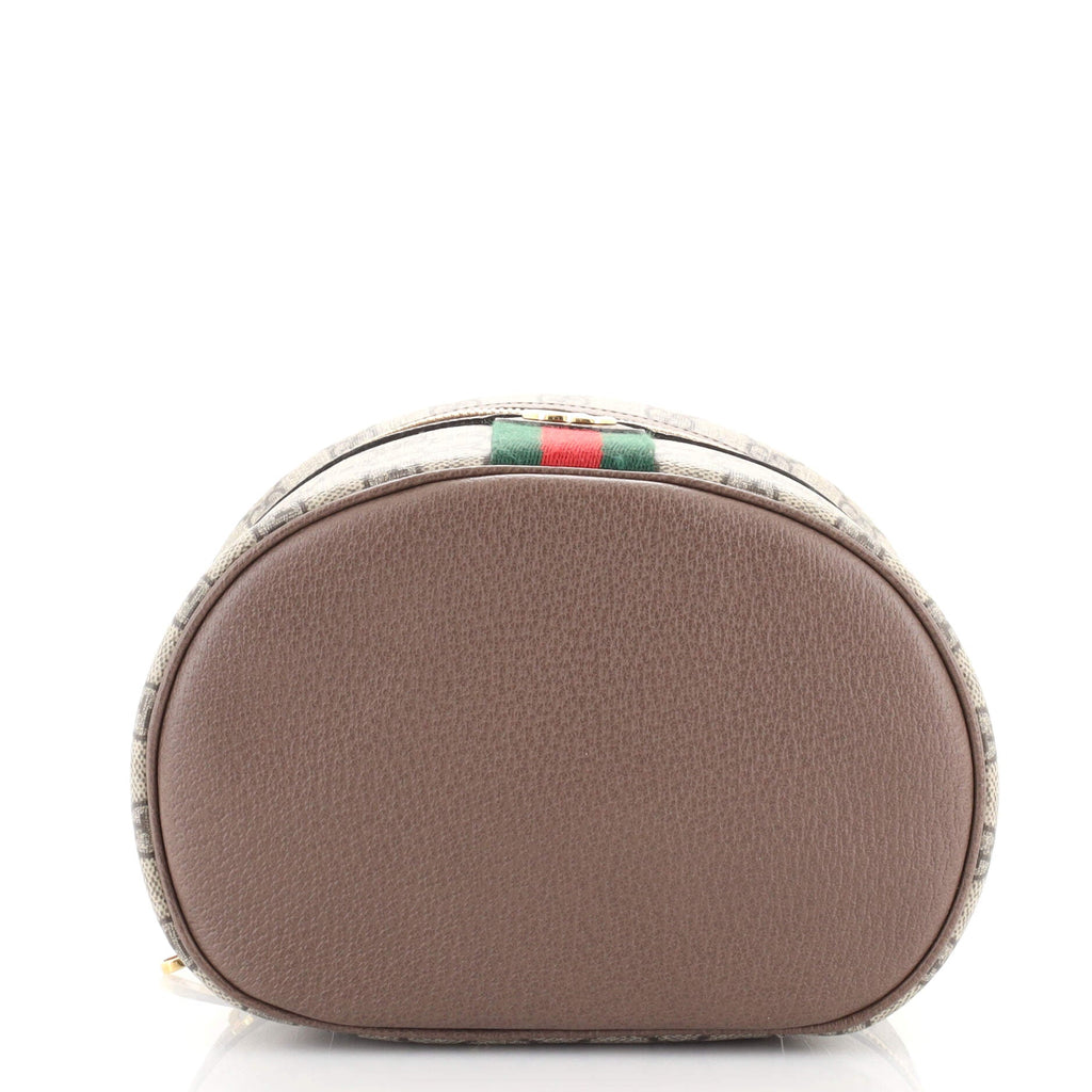 Ophidia Top Handle Cosmetic Case GG Coated Canvas Small