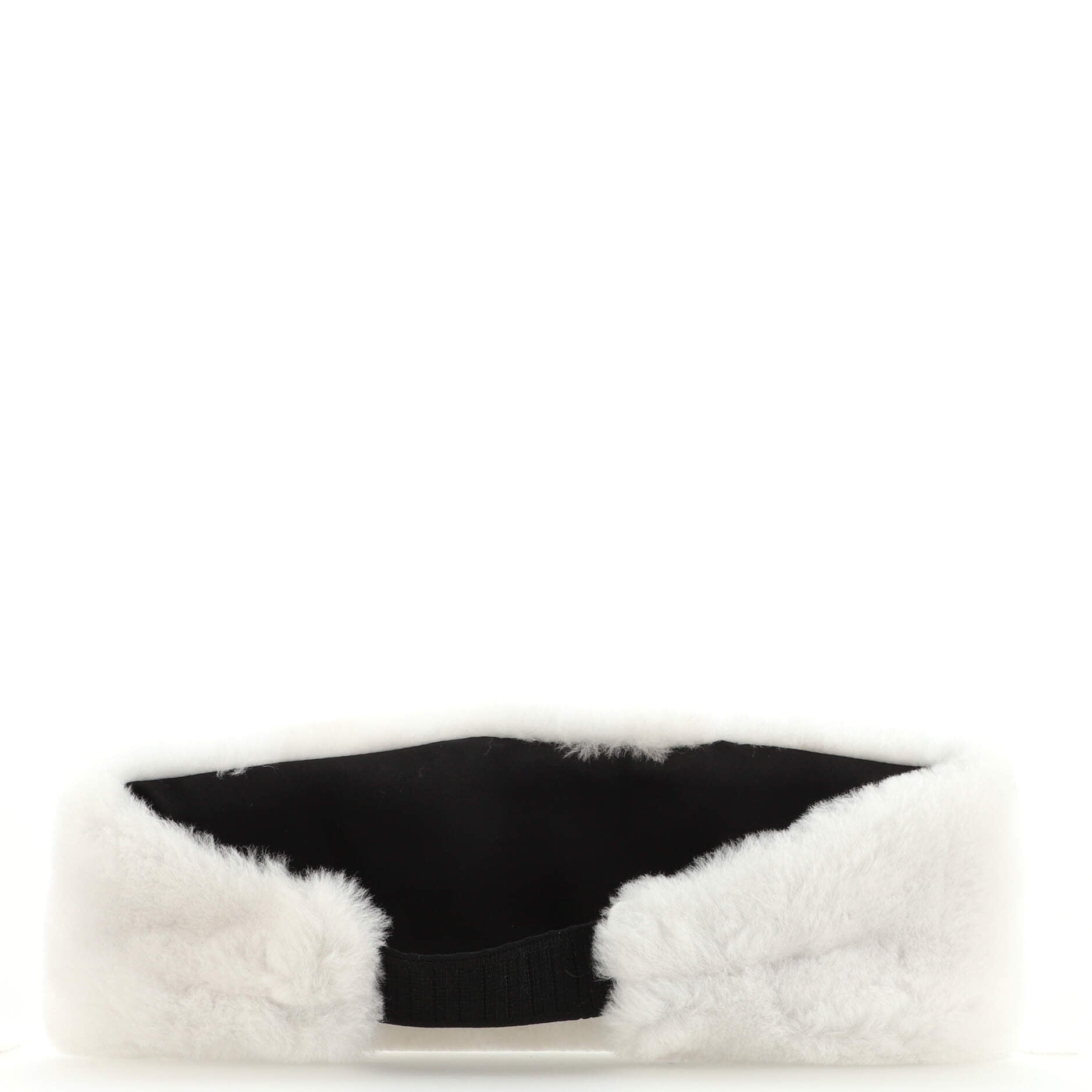 Elastic Logo Headband Shearling