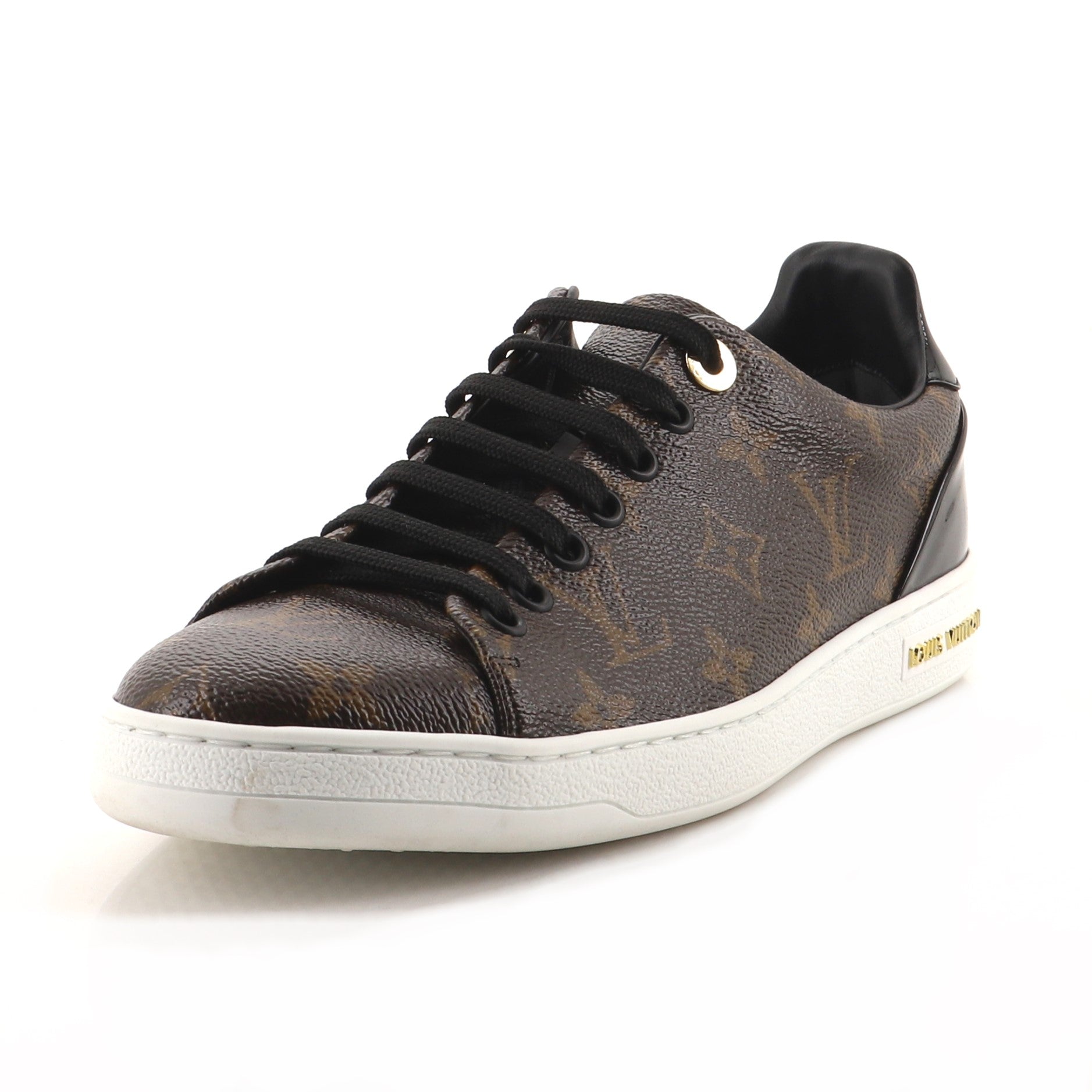 Women's FrontRow Sneakers Monogram Canvas with Patent