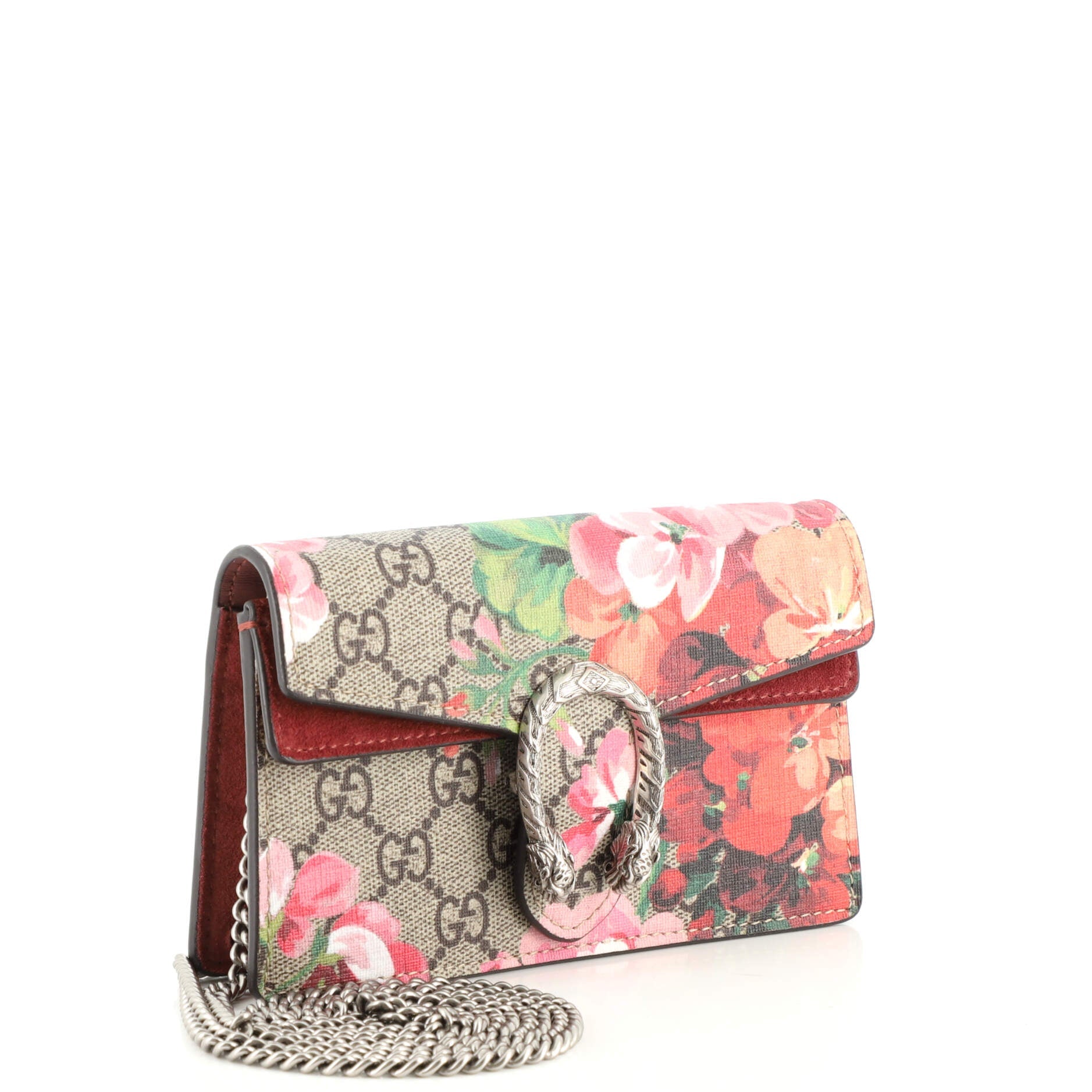 Dionysus Bag Blooms Print GG Coated Canvas Super Mini