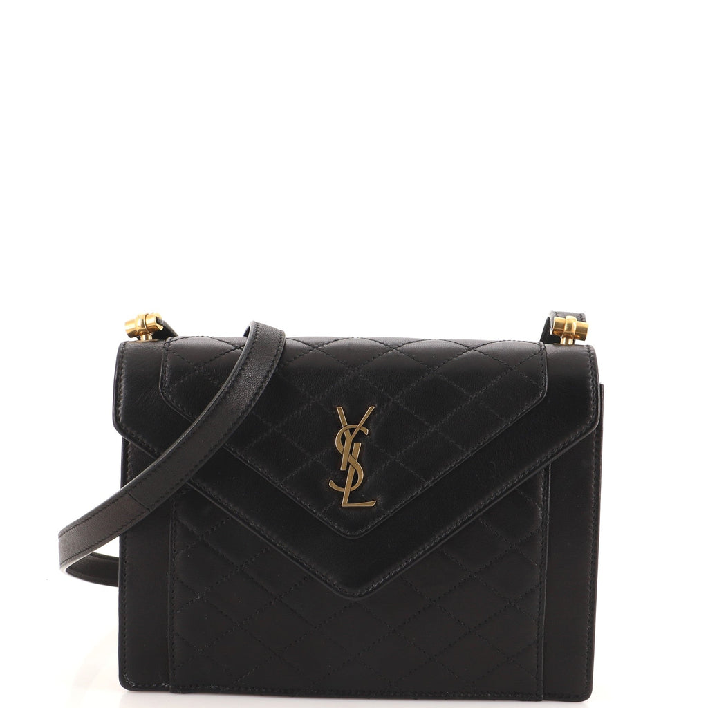 Gaby Enverlope Satchel Quilted Leather Mini