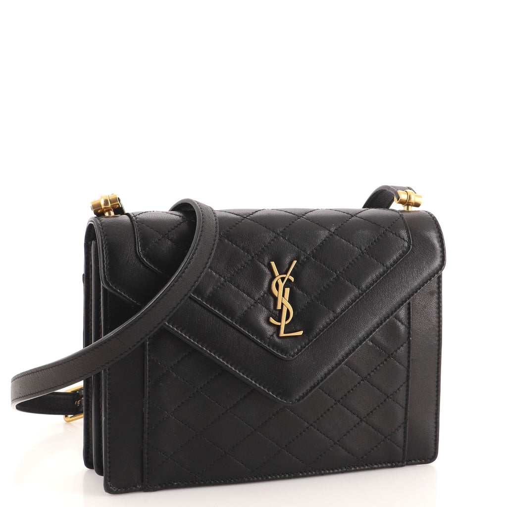 Gaby Enverlope Satchel Quilted Leather Mini