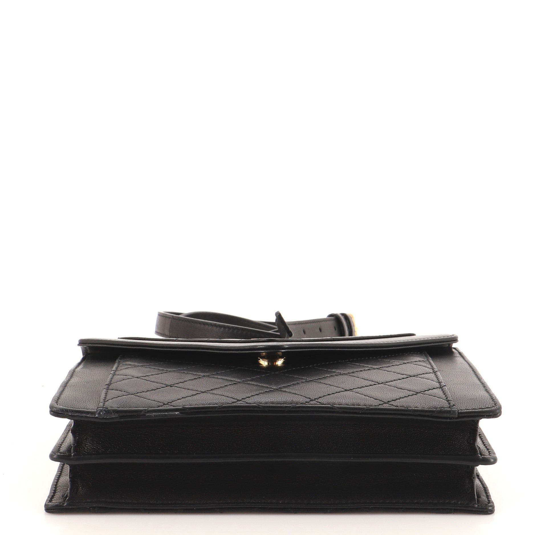 Gaby Enverlope Satchel Quilted Leather Mini
