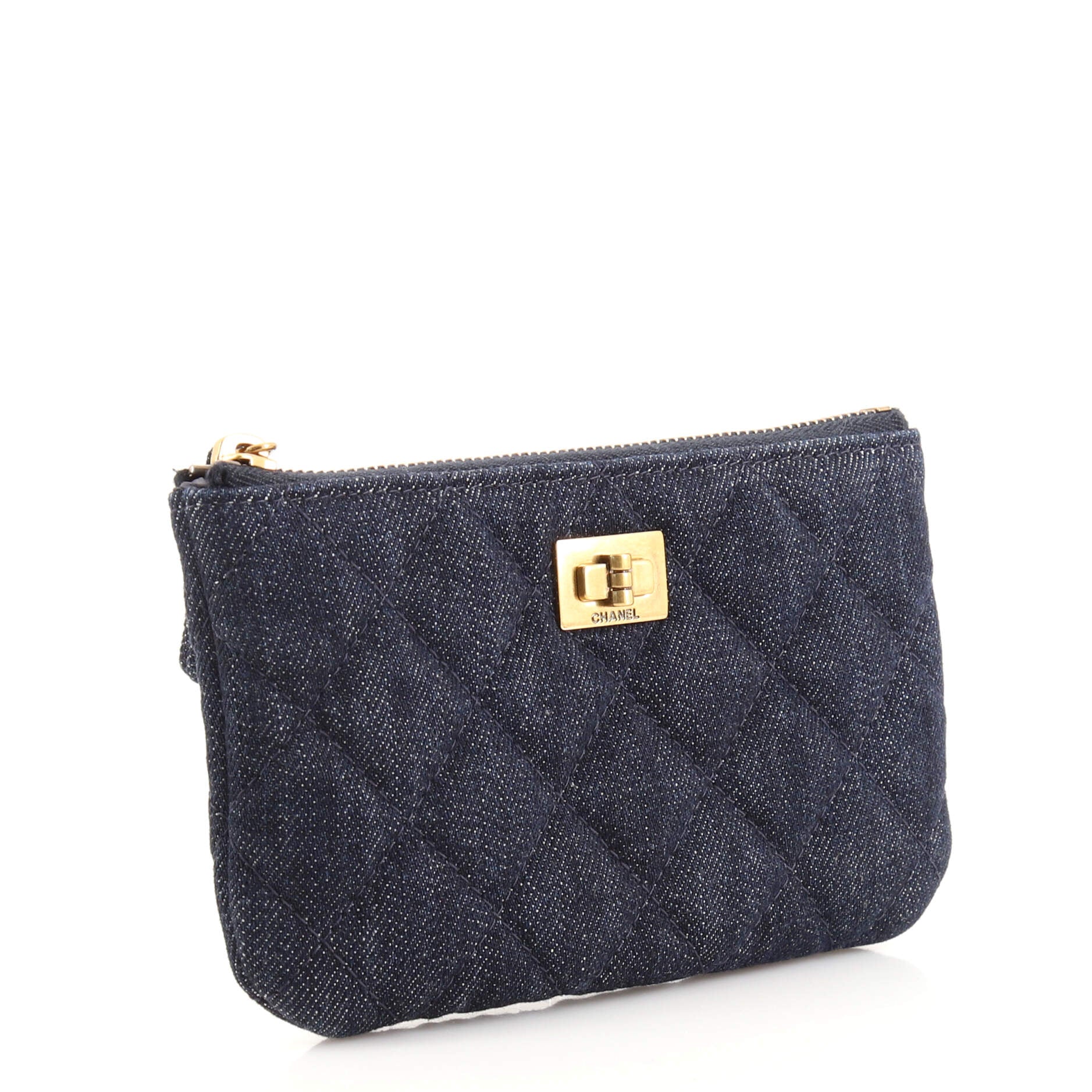 Reissue 2.55 O Case Pouch Quilted Denim Mini
