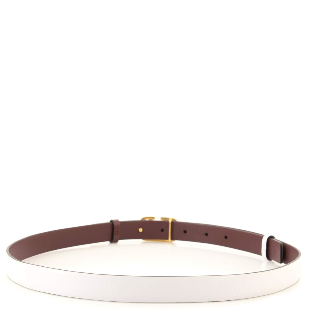 VLogo Reversible Belt Leather Thin 90