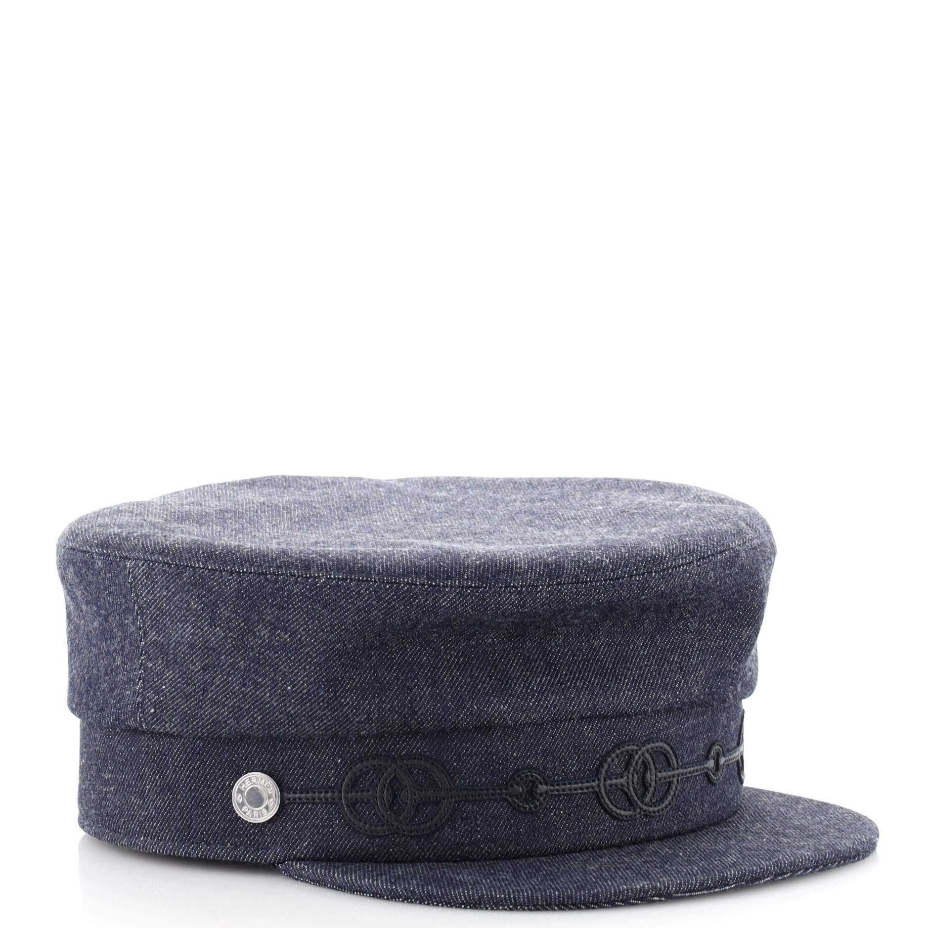 Cabourg Cliquetis Newsboy Cap Denim