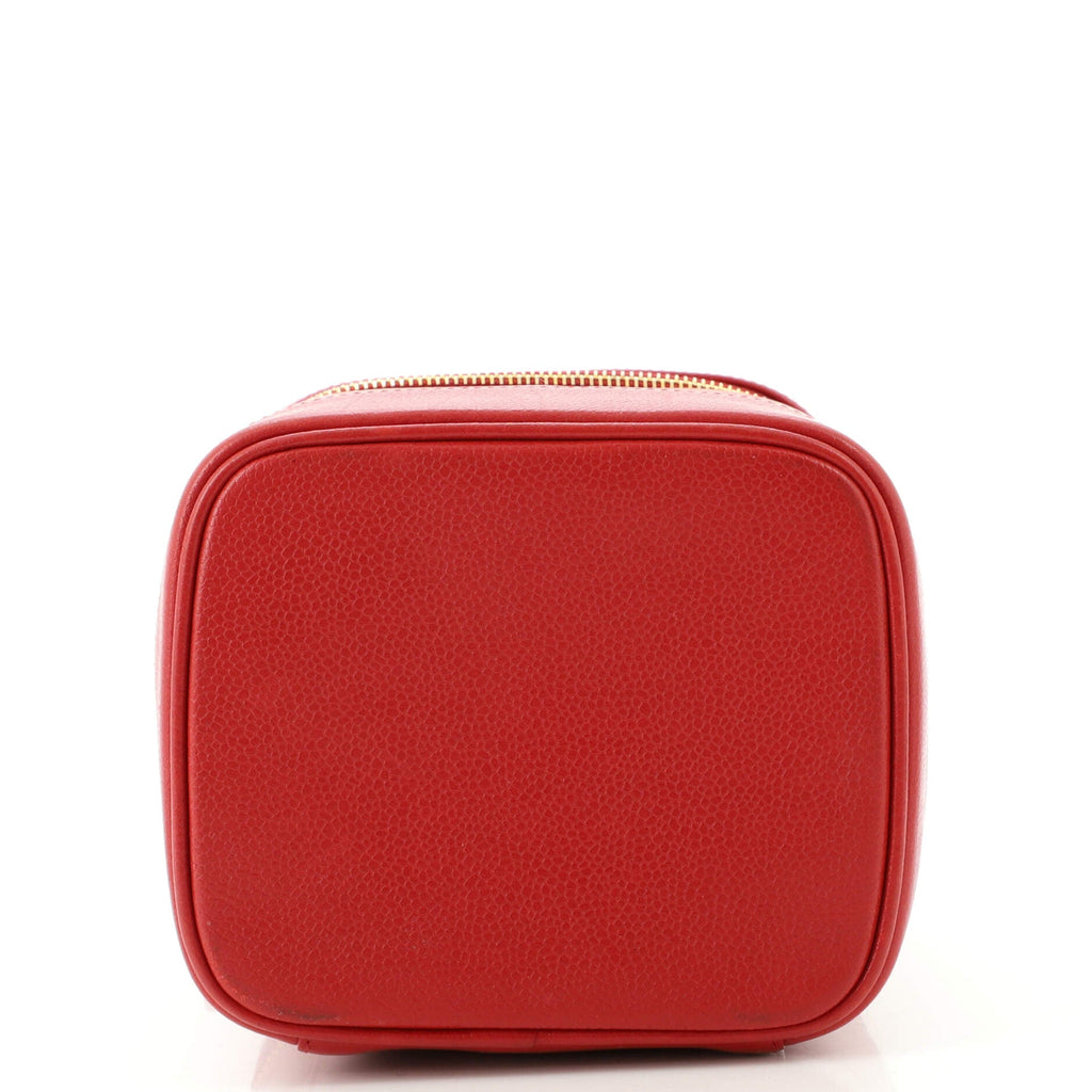 Vintage Timeless Cosmetic Case Caviar Tall