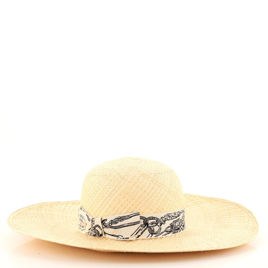 Trinidad Brides de Gala Wide Brim Hat Woven Straw