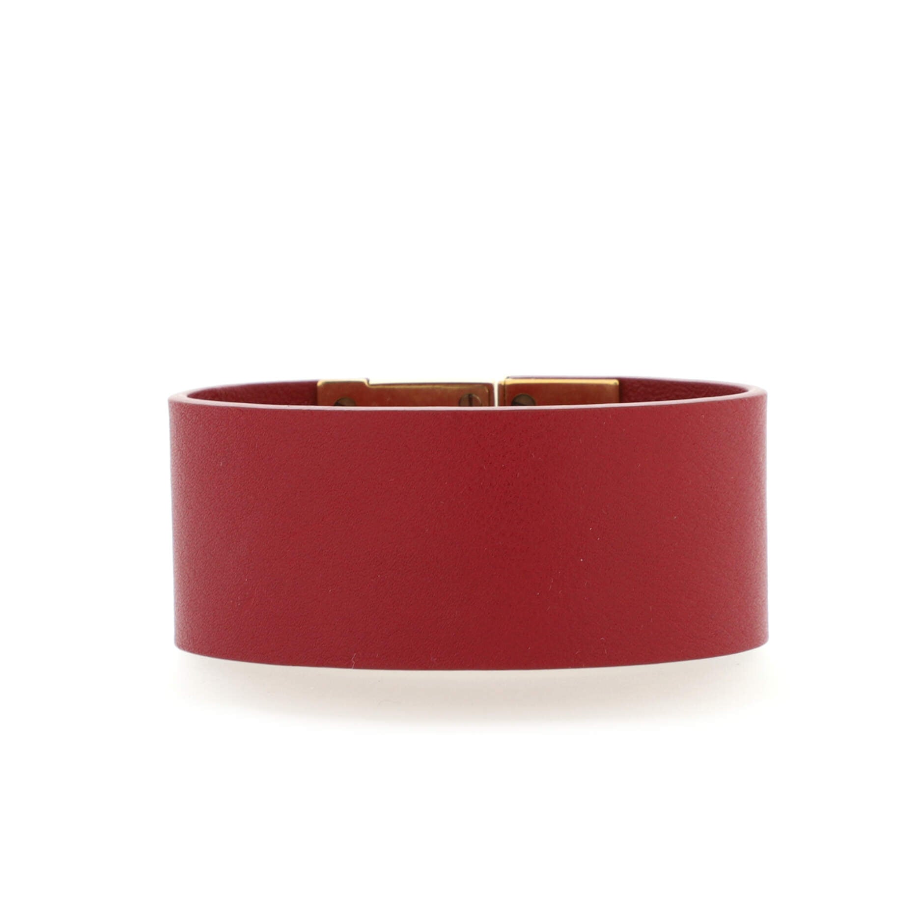 Logo Bracelet Leather and Metal
