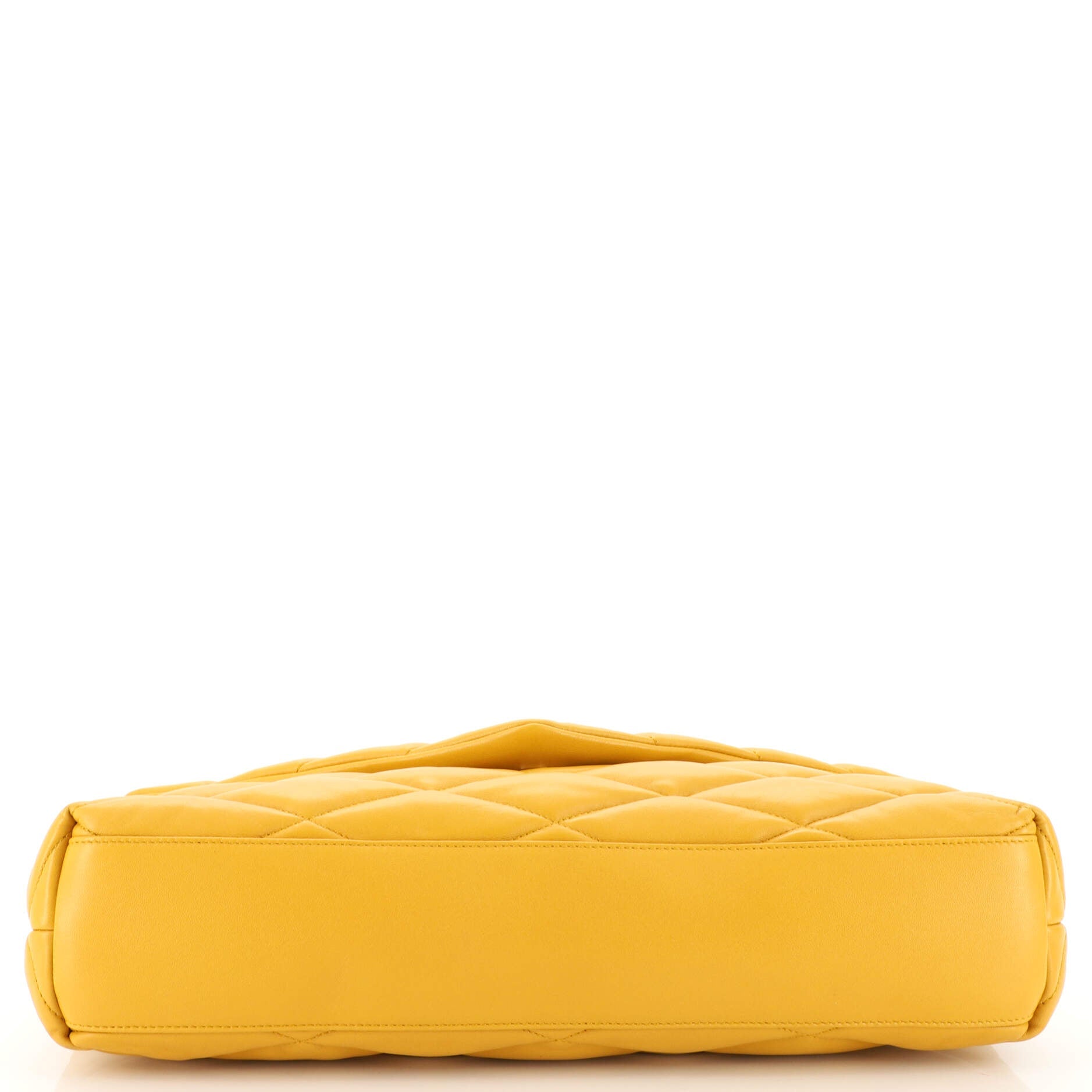 Sade Puffer Envelope Clutch Quilted Leather