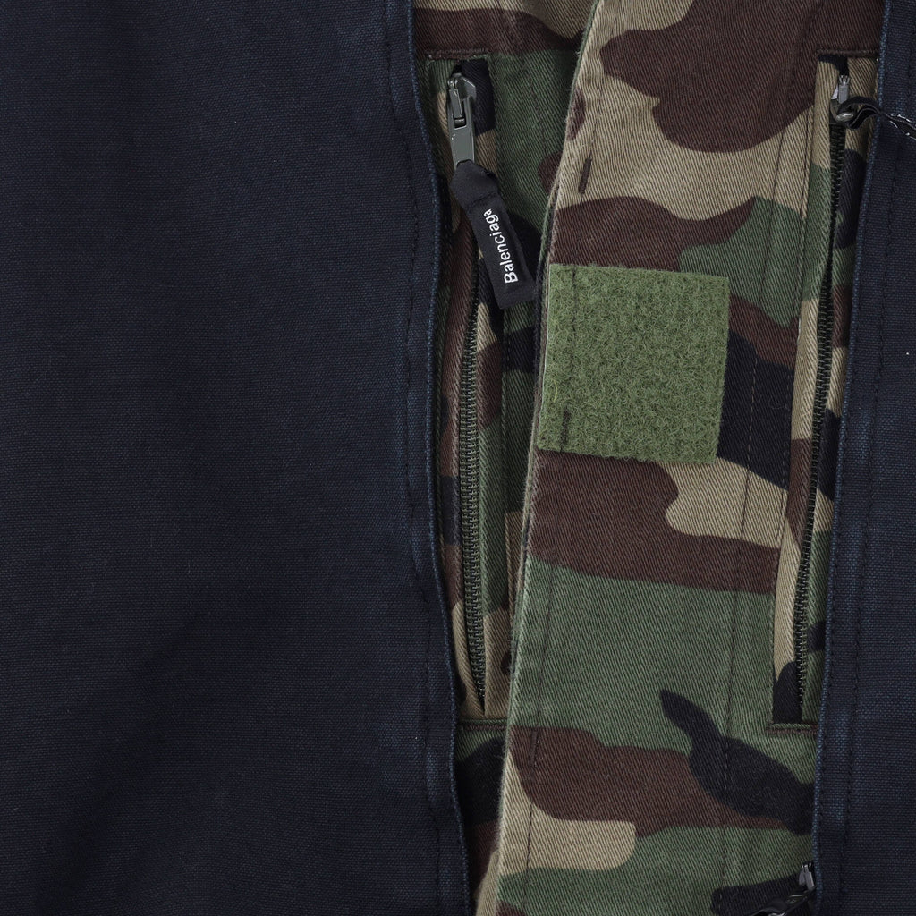 Men's Military Layered Camouflage Jacket Cotton