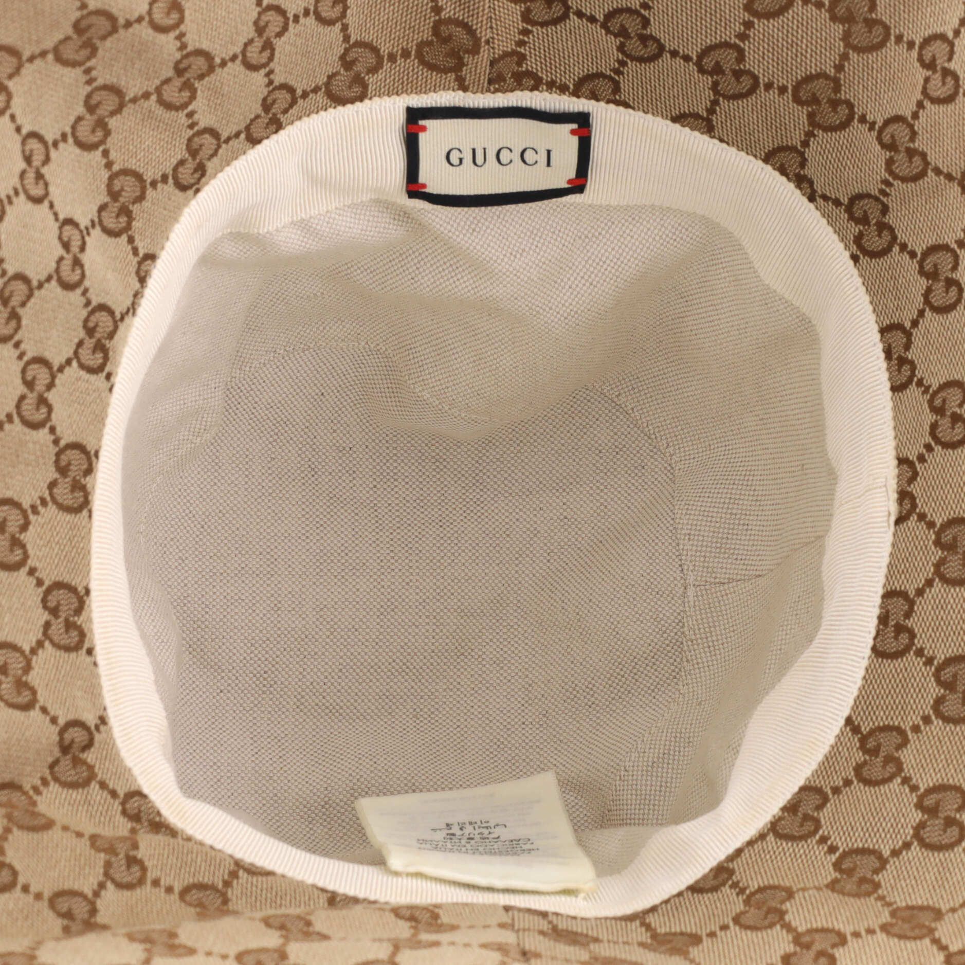 Wide Brim Hat GG Canvas Medium