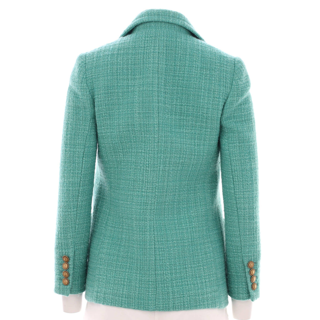 Women's Button-Up Jacket Tweed