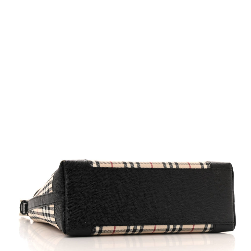 Calfskin Vintage Check Crossbody Bag Black