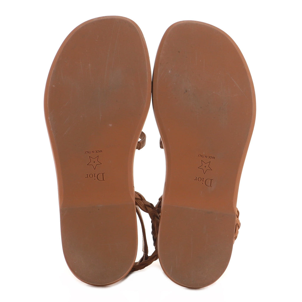 Women's Egee Braided Strap Sandals Leather