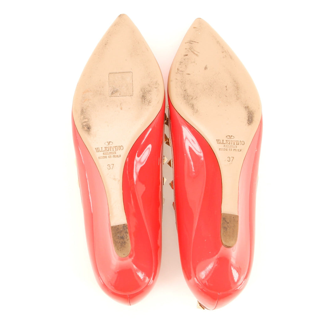 Women's Rockstud Wedges Leather