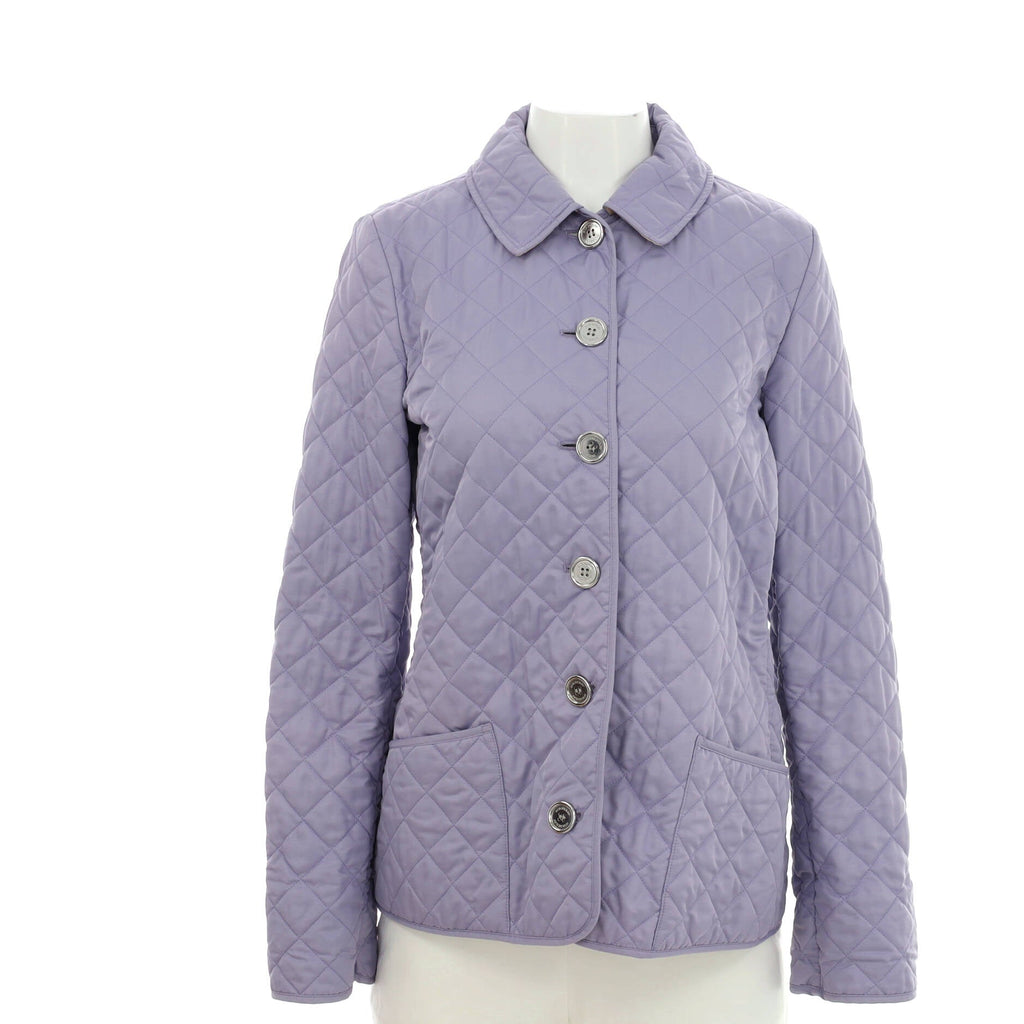 Women's Button-Up Jacket Quilted Polyester Blend